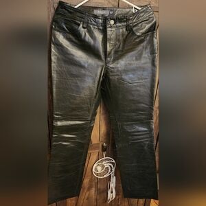 GAP Black Leather Pants